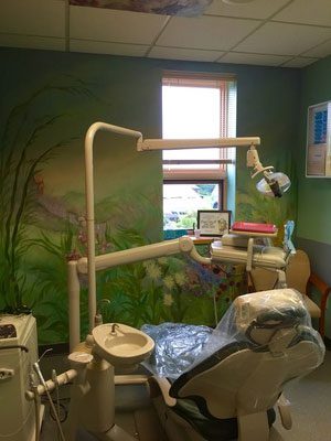 Dental exam room at Advanced Dental Technology of Ithaca II PLLC